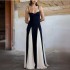 Best Selling Knitted Sleeveless Halter Women's Clothing Formal Elegant Maxi Evening Party Women Dresses