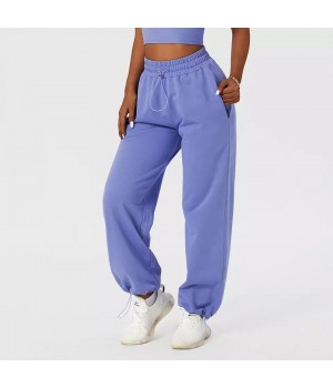 custom plus size flared women's pants & trousers wide leg pant women casual formal stacked track sweat jogger pants