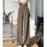 Women's High-Class Solid Color Loose Fit Wide Leg Trousers