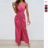 Wholesale women's clothing new arrival 2024 summer women fashion sexy sleeveless long dress holiday dress woman