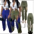 2023 Latest Hollow Out Design Women's Pant Trousers Fashion High Waist Wide Leg Casual Pants Loose Women