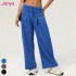 Loose High Quality Fitness Trousers Casual Drawstring Yoga Pants High Waist Straight Wide Leg Sweatpants Sports Pants For Women