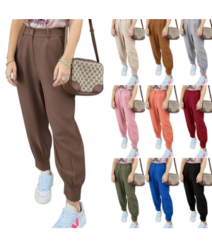 Spring 2024 women's clothing best-selling women's high waisted casual office pants, casual trousers