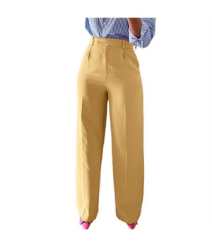 Women's High Waist Straight Wide Leg Casual women's pants & trousers