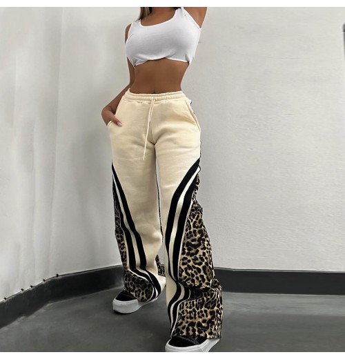 Kliou K24P52854 New Arrivals high Waist Flare Pants For Ladies Autumn Winter Womens Pants Sweat Trousers With Pockets