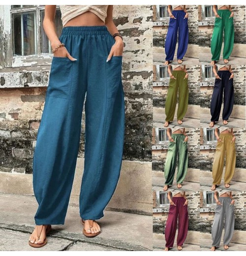 Beautiful design women's pants trousers baggy pants women cargo pants with side pockets daily wear