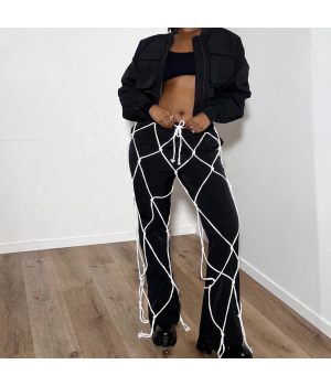 Fashion Casual Sexy Unique Lady Wide Leg Flare Pants Women'S Pants Trousers Women'S Pants