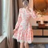 Fashion Clothing Elegant Retro Women's Floral Evening Dress Spot Women's Clothing Manufacturer Wholesale