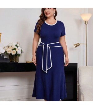 OEM/ODM Manufacture Wholesale Fashion Women Apparel Wholesale Autumn Dress Office Slimming Long Sleeve Dress