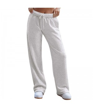 Factory Direct Sale Formal Women's Sweatpants High Waist Wide Leg Pants for Women Wear