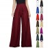 2022 New Arrival Stylish High Waist Ladies Trousers Stock Lot Baggy Wide Leg Pants Women