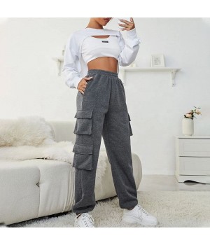 Blank cargo sweatpants custom ladies cargo pants women clothing cargo pants manufacturer