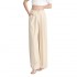 TWOTWINSTYLE Women's Pants High Waist Pleated Casual Wide Leg Pants For Ladies 2022 New