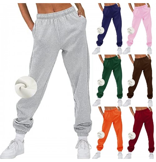 Europe and the United States new women's sweatpants loose trousers comfortable spring jogging pocket high waist casual pants