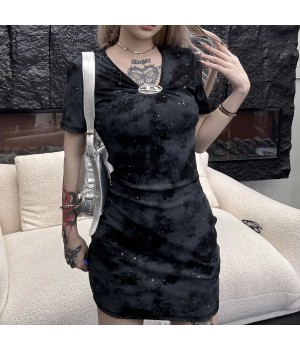 Best Sale Women's Clothing Dress Knitted Fabric Bodycon Dress Wearable In Four Seasons