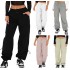 Cargo Pants Custom Women's Pants & Trousers Cargo Streetwear Fashion Solid Color Loose Lace Up Pant