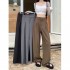 Retro vintage 2023 famous designer Work Business Casual High Waisted Dress Pants ladies formal uniform Trousers Office